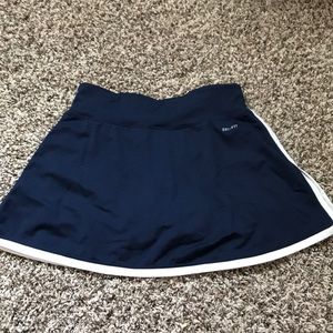 Running shorts that’s looks like a skirt.